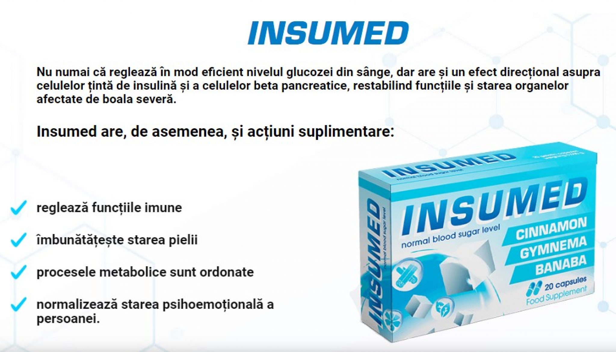 ᐉ Insumed preț în farmacii • păreri reale ale medicilor și ale